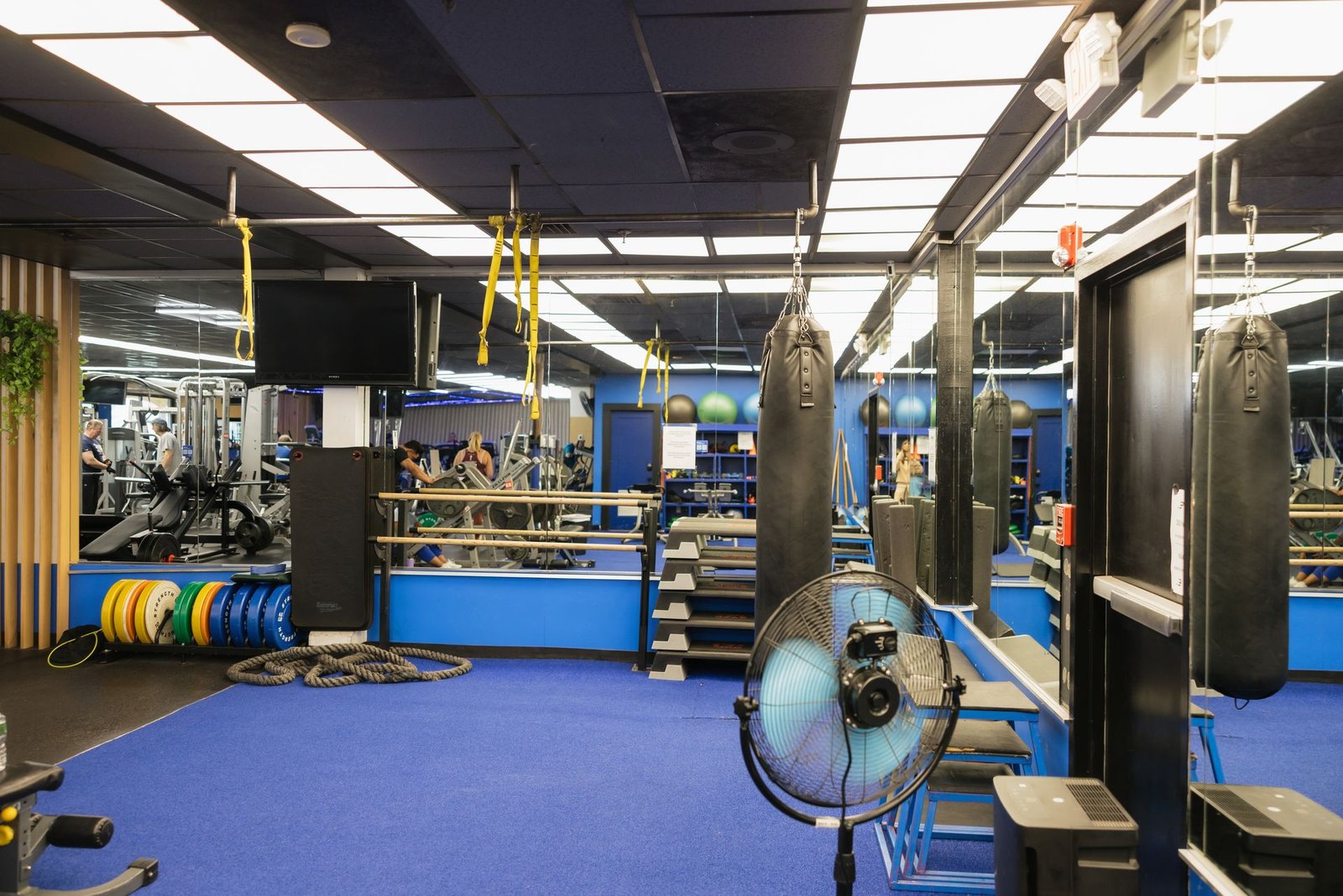 BlueFit gym facility in Centerville, Cape Cod MA